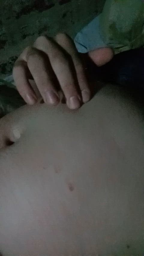 Squishy and so stretched belly about to pop
