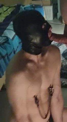 French Slave Sucking clip