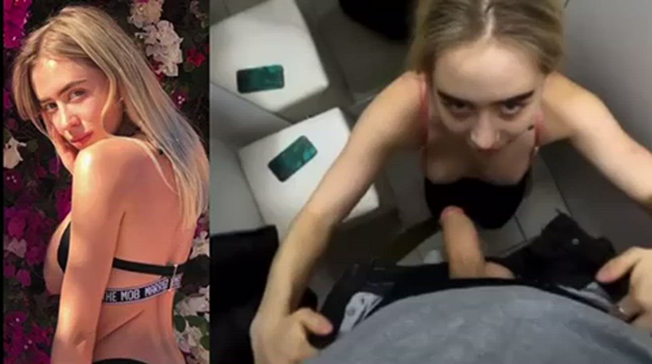 Casual pictures and sex video in fitting room collage