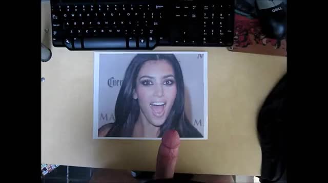 Kim Kardashian Cum tribute