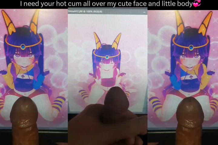 anime cumshot cute hentai tribute clip