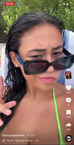 big tits bikini tiktok clip