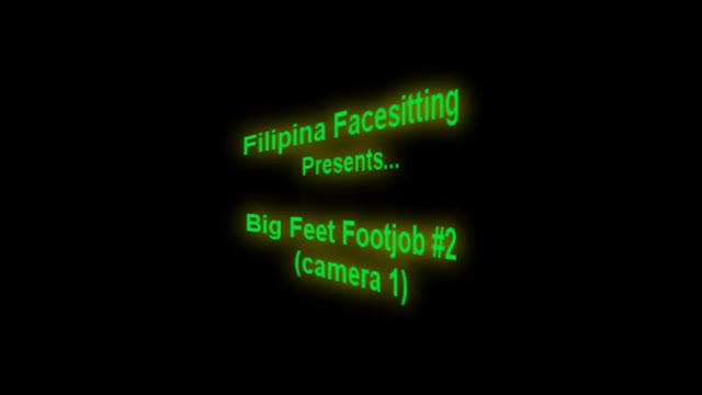 Masterful filipina footjob