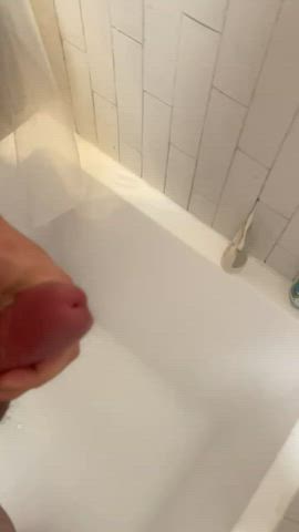 cum shower slow motion solo clip