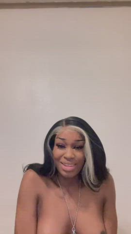 Ebony Leather Masturbating Pretty Teasing Topless Trans clip