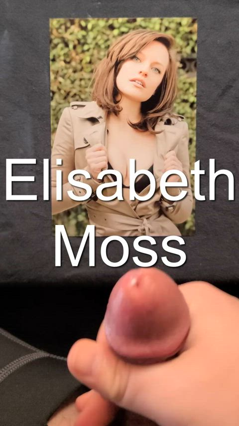 celebrity cum cumshot elisabeth moss tribute clip