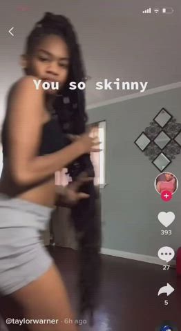 ass big ass booty cute jiggling teen clip