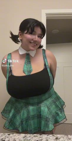 chubby cute dancing tiktok clip