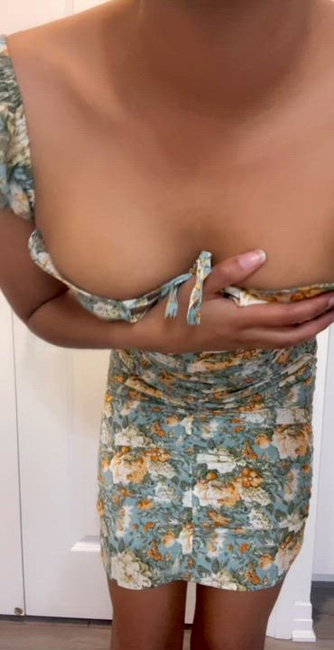 Dress Ebony Model Tight TikTok clip