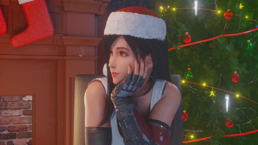 Final Fantasy Merry Fucking Christmas With Tifa Lockhart 3D Hentai