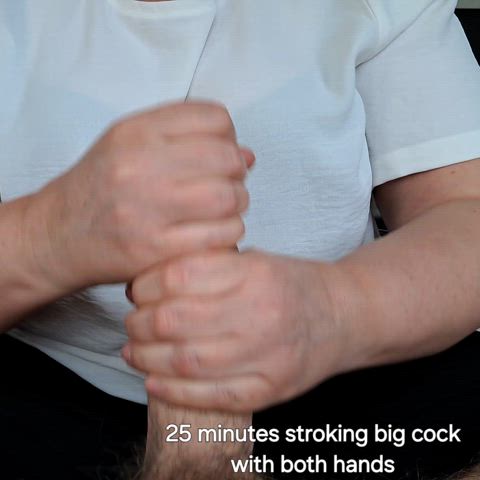 amateur big dick cfnm caption cock milking handjob jerk off milf swedish two hands