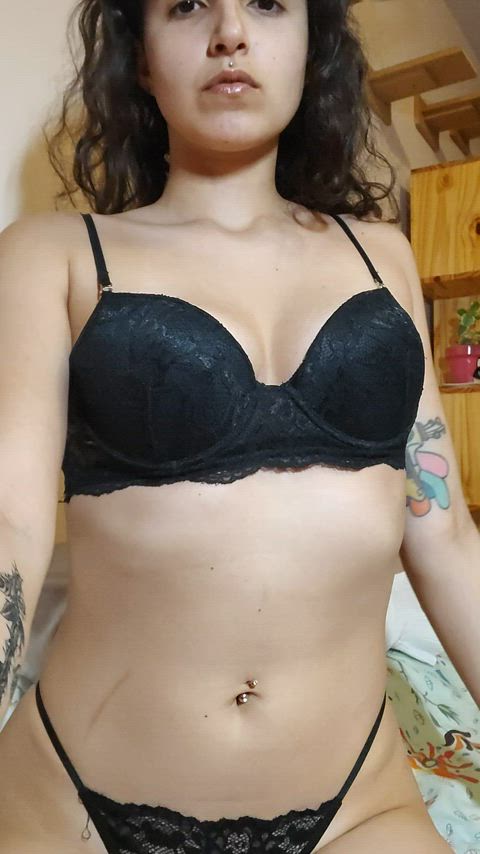 I have a lot of lingerie, but you can also see me naked