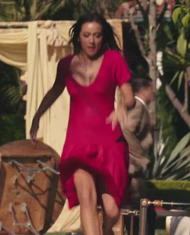 chloe cleavage jiggling clip