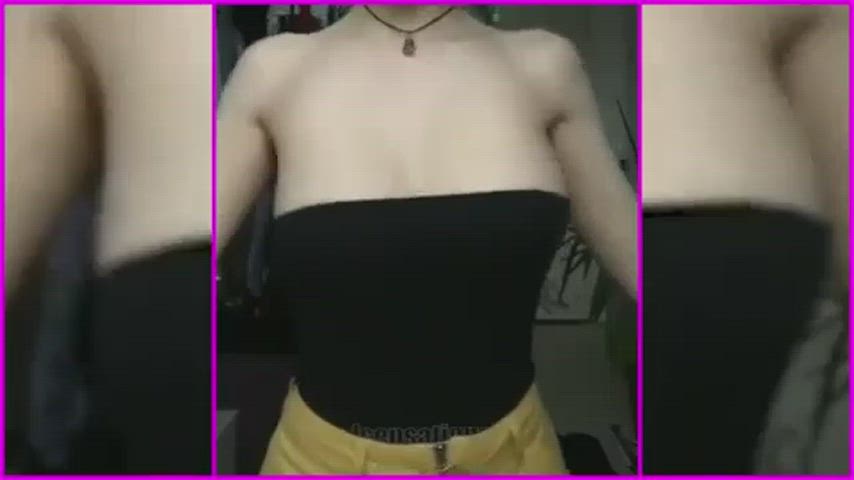 Amateur Big Tits Boobs Busty Cam Camgirl Huge Tits Shaking Softcore Tits clip