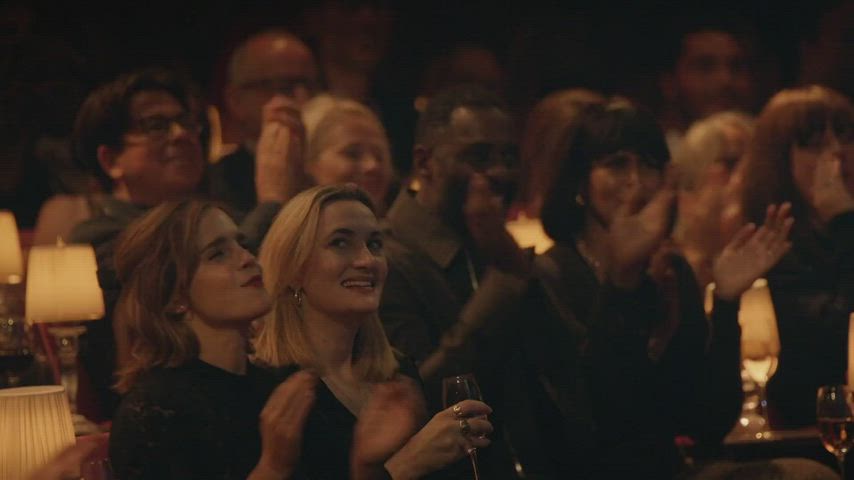 Emma Watson enjoying the Show | An Audience with Adele - 2021