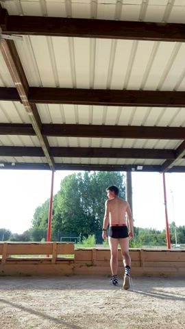 football gay public clip