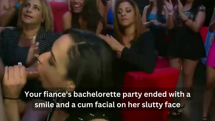 bbc bachelorette caption cheating cuckold cum in mouth hotwife slut stripper wife