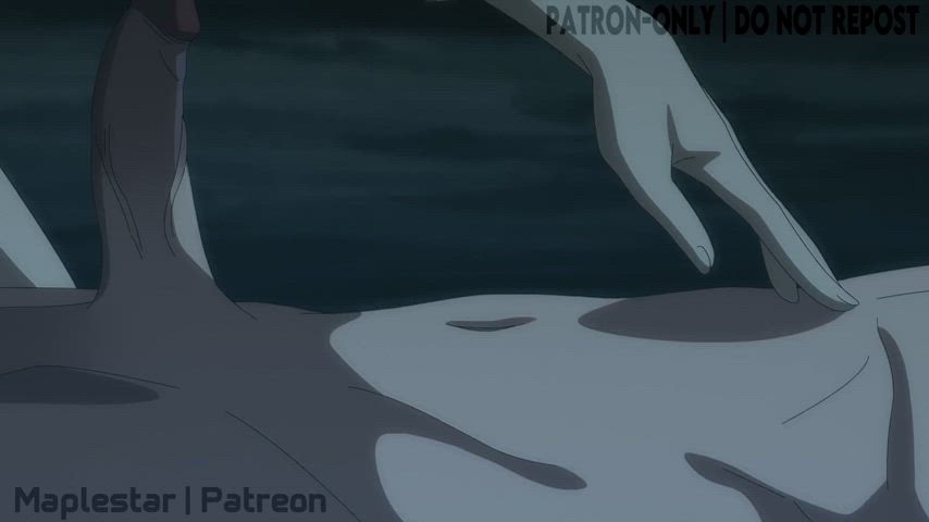 animation anime foreplay thick thighs thighjob thighs clip