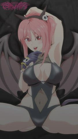 animation cumshot ecchi hentai huge tits clip