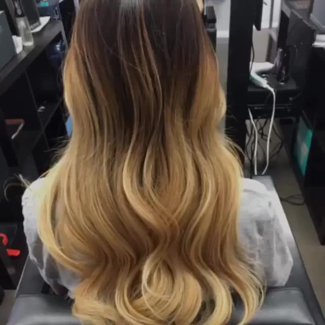 Sexy blonde transformation