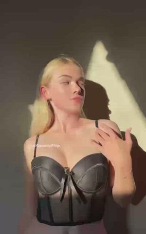 big tits blonde boobs tits underwear clip