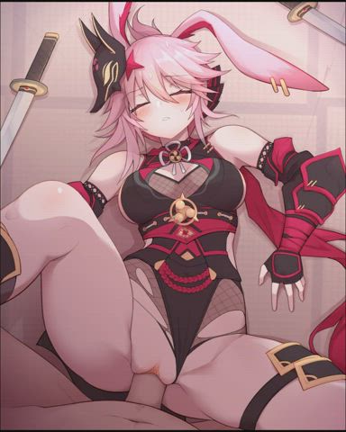 Honkai Impact Yae Sakura Getting Fucked Missionary Hentai