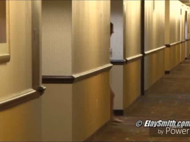 MILF Hotel Hallway Flash