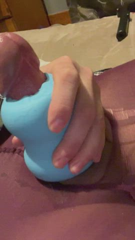 cumshot femboy sex toy clip