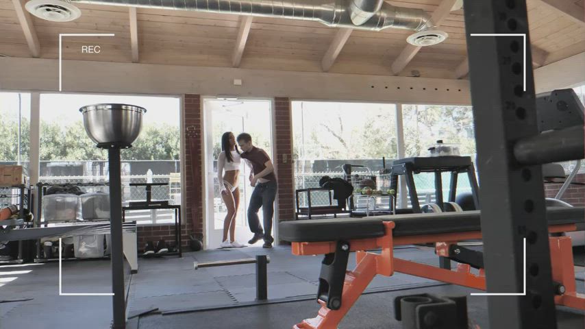Gymnast Emily Willis Forces her Bro at Gym