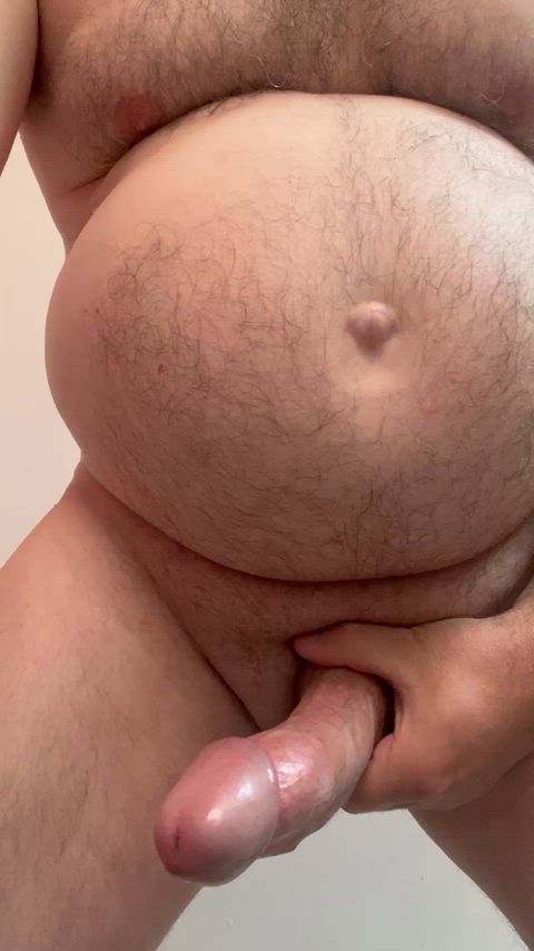 bwc belly button big dick chubby edging gay thick thick cock thick thighs belly cock-too-big