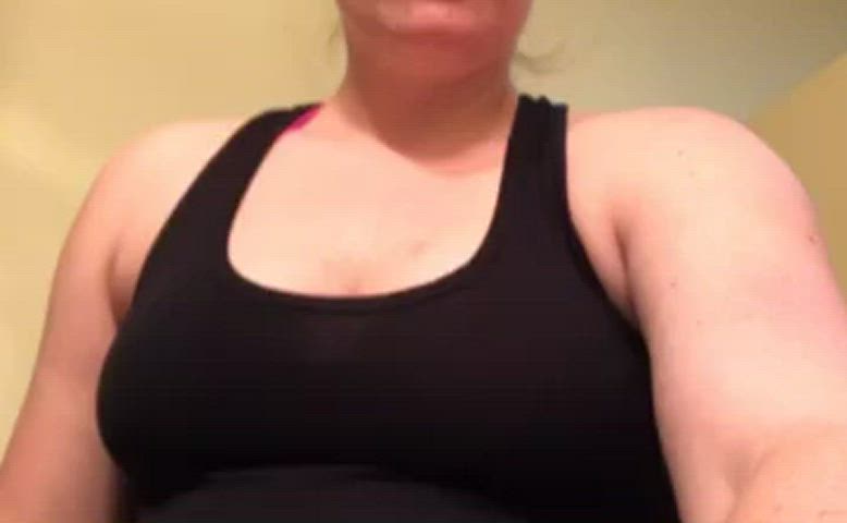 Boobs Mom Nipples Pregnant Tits Titty Drop Underboob Undressing clip