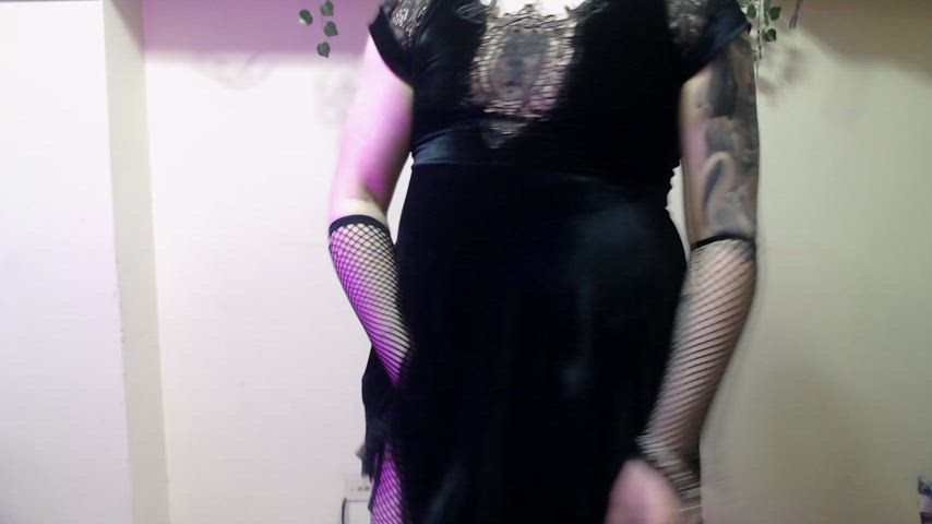 femboy femdom huge dildo onlyfans pov strap on trans transexual witch clip