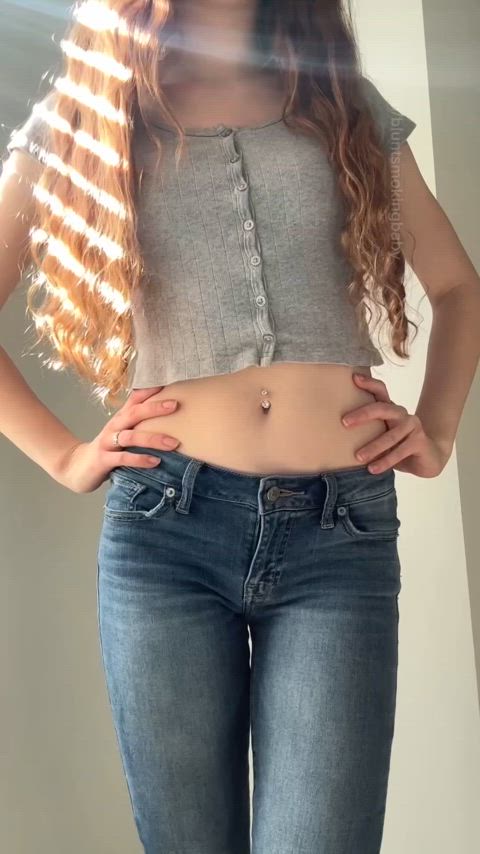 amateur jeans onlyfans petite thigh gap clip