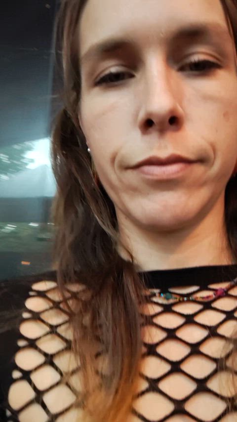 big tits fishnet natural tits stripper clip