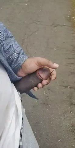 Ebony Little Dick Public clip