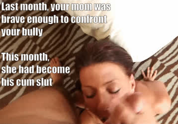 Brave mom to cum dump