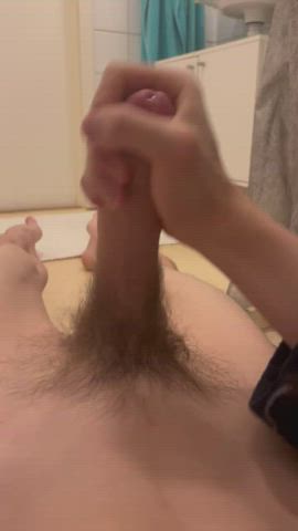 Big Dick Cumshot Masturbating clip