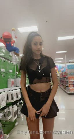 18 years old caught flashing grocery store petite public pussy pussy lips teen clip