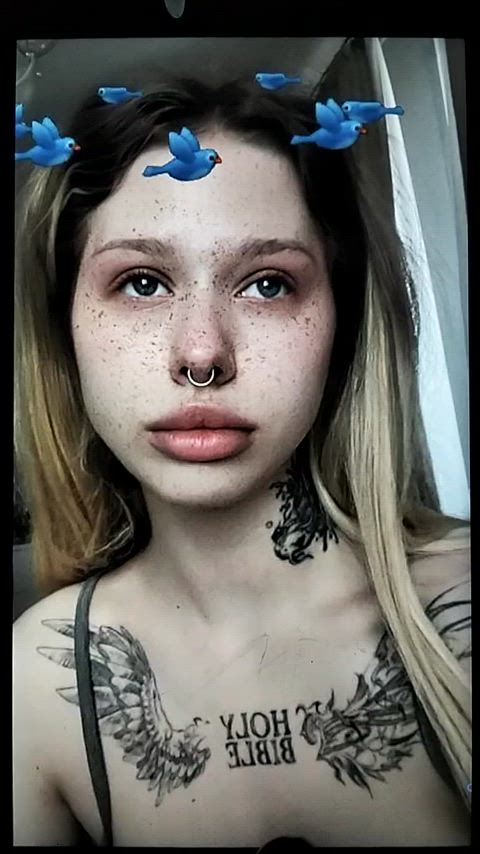 cum lips piercing tattoo alt-girls clip