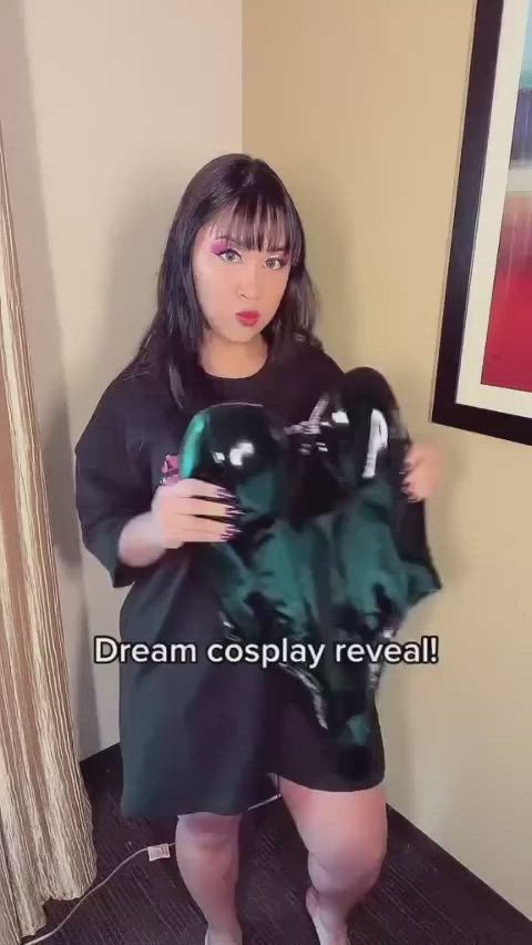 anime busty cosplay costume filipina thick thighs clip