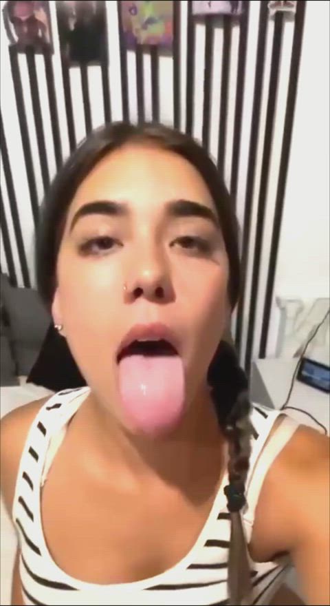 Long Tongue Latina Licks 'n Tricks 💦