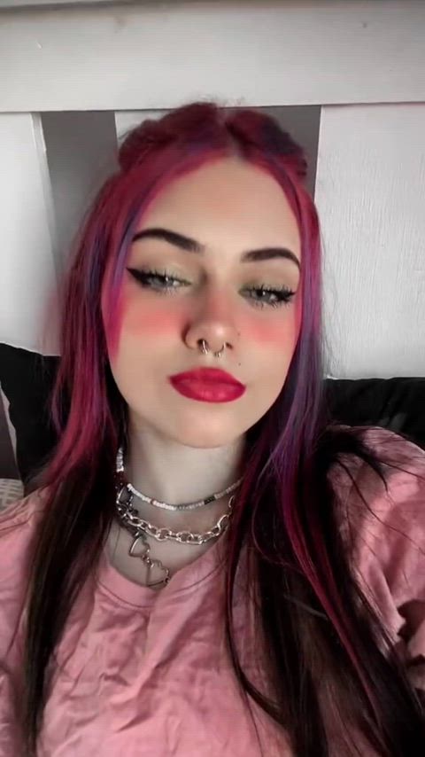 18 years old ahegao alt amateur babe egirl teen tiktok tongue tongue fetish e-girls