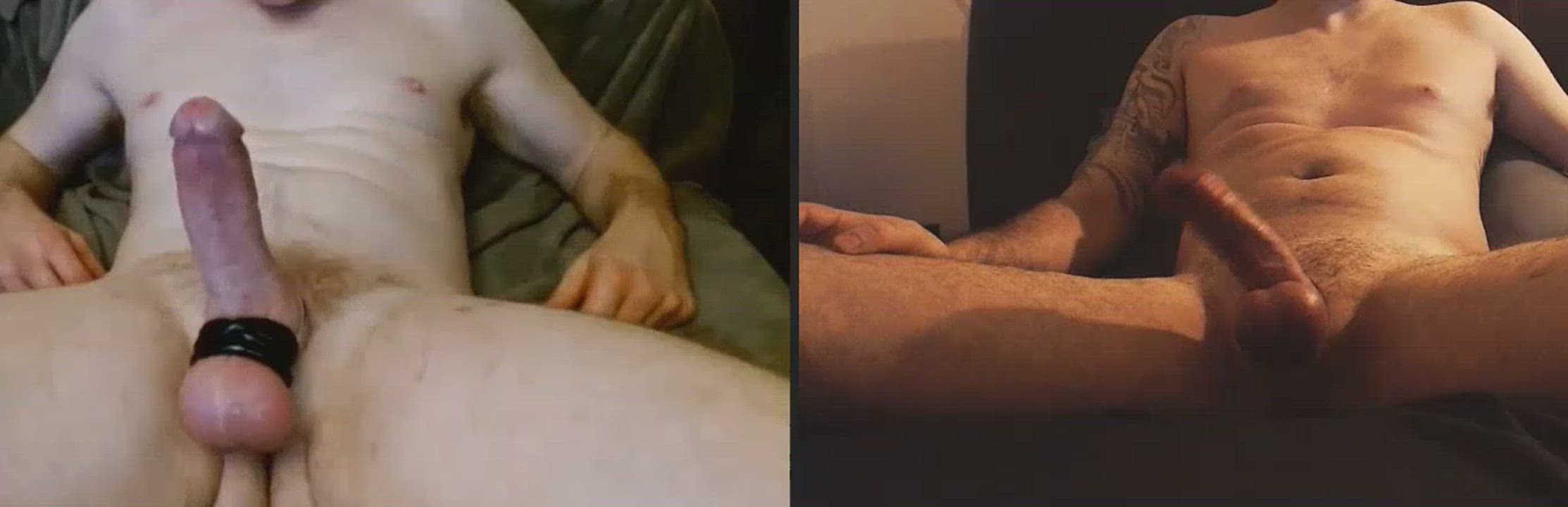 bwc big dick bisexual cam edging gay jerk off pulsating thick cock webcam clip