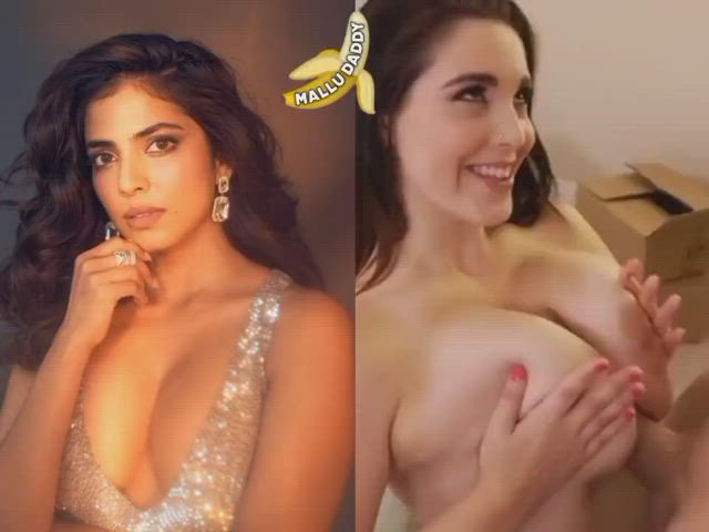 Big Tits Bollywood Celebrity Desi Indian Tits Titty Fuck Porn GIF by hintoflust