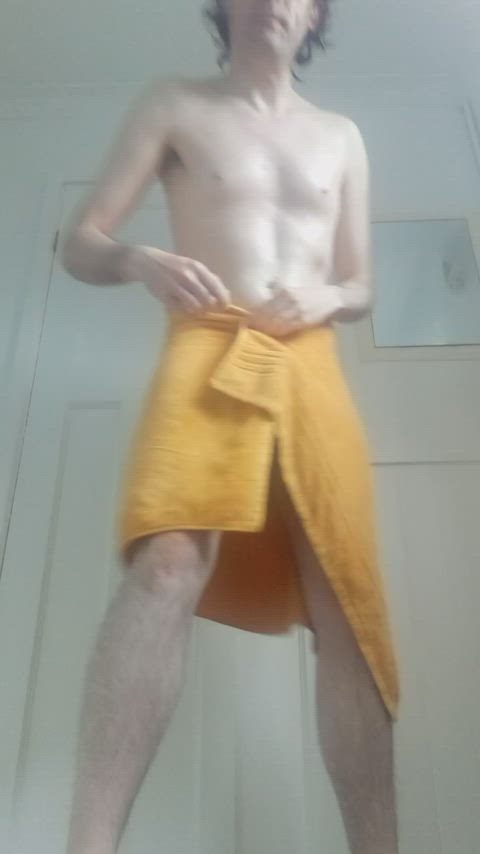 amateur cock gay goth homemade long hair tease towel twink uncut clip