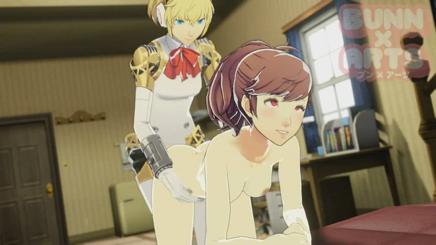 FeMC testing out Aigis' anti-stress mechanism (bunnxarts)