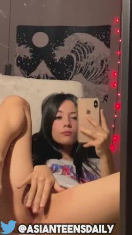 18 years old amateur asian cute fingering mirror onlyfans petite teen tiktok clip
