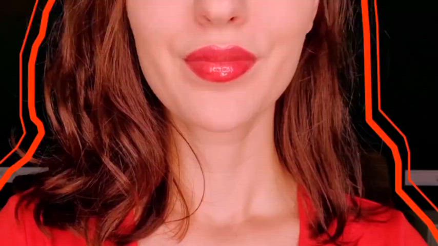 lips lipstick lipstick fetish clip