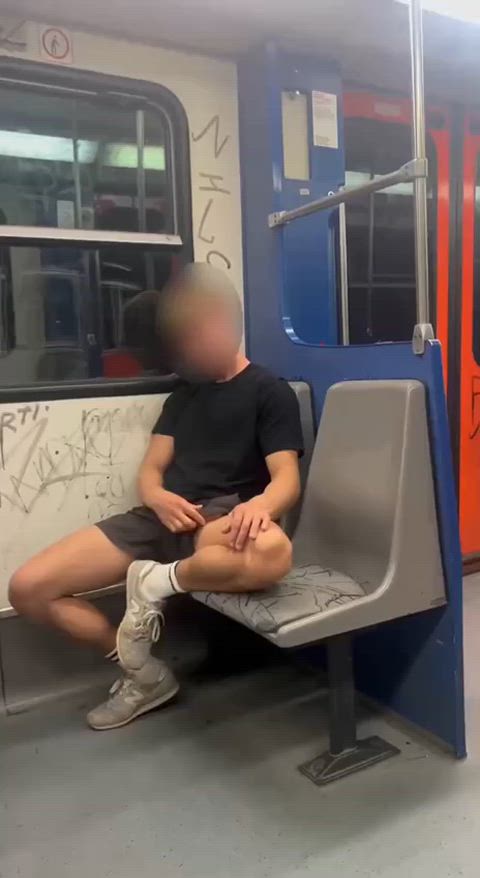 caught cock cum jerk off male masturbation masturbating naked public clip