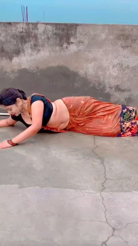 desi indian saree clip